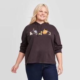 Women's Disney Lion King Plus Size Hooded Sweatshirt (Juniors') - Black