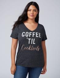 Coffee 'Til Cocktails Graphic Tee