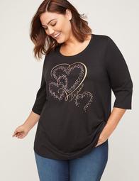 Be Mine Shimmer Tee