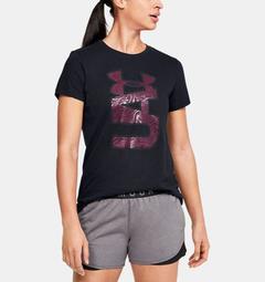 Women's UA Big Logo Merge Print T-Shirt