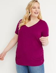 Side-Ruched Tee