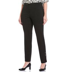 Plus Size Luxe Stretch Straight Leg Pants
