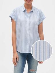 Stripe Short Sleeve Shirt