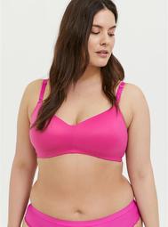 Hot Pink 360° Back Smoothing™ Everyday Lightly Lined Wire-Free Bra