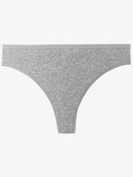 Basic Heathered Thong - Déesse Collection