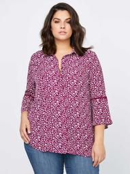 Printed Blouse with Embroidery - d/C JEANS