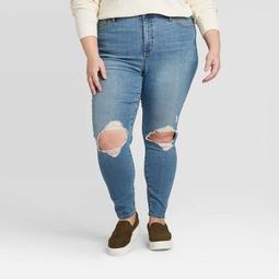 Women's Plus Size High-Rise Skinny Jeans - Universal Thread™