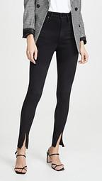 x WWW The Danielle High Rise Skinny Zip Jeans