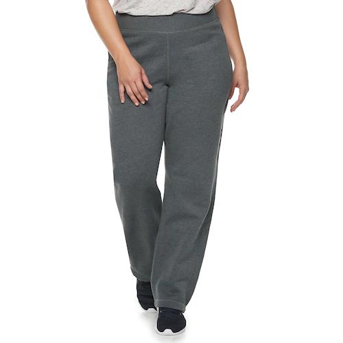 Plus Size Tek Gear® Fleece Mid-Rise Sweatpants
