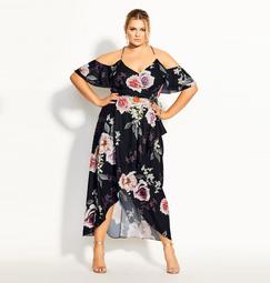 Luxe Floral Maxi Dress