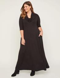 Soft Willow Maxi Dress (With Pockets) 