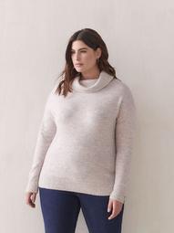 Wide Funnel-Neck Sweater - Addition Elle