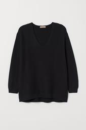 H&M+ Textured-knit Sweater