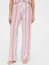 Relaxed Pajama Pants in Poplin