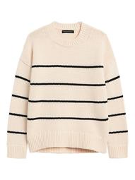 Stripe Chunky Oversized Sweater