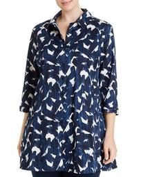 Brush Strokes Button-Up Shirt
