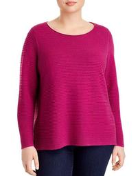 Organic Linen & Organic Cotton Ribbed Sweater