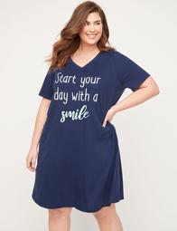 Start Your Day With A Smile Sleepshirt