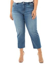 Cropped Straight-Leg Jeans in Arizona