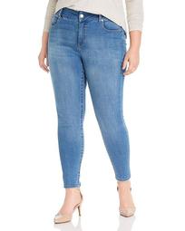 Lia Tummyless Skinny Jeans in Albion