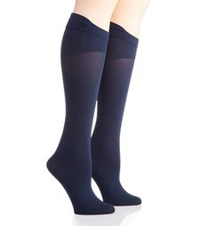 Hanes Curves Opaque ComfortFlex Band Plus Socks - 2 Pair HSP021