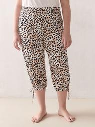 Printed Capri Pajama Pants - Addition Elle