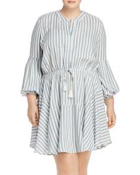 Striped Dress with Tassel Waist - 100% Exclusive