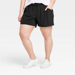 plus size stretch shorts