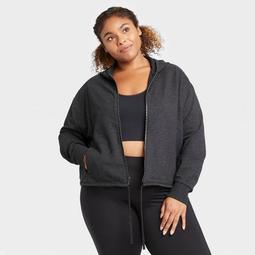 Women's Plus Size French Terry Full Zip Hoodie - All in Motion™