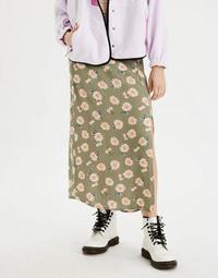 AE High-Waisted Slit Midi Skirt