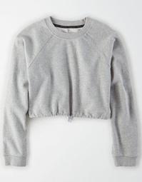TACKMA Tech Fleece Cropped Sweatshirt