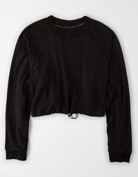 TACKMA Tech Cropped Sweatshirt