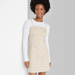 Women's Sleeveless Bodycon Woven Mini Dress - Wild Fable™ (Regular & Plus)