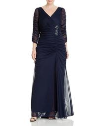 Ruched Gown