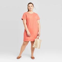Women's Plus Size Short Sleeve T-Shirt Dress - Universal Thread™ 