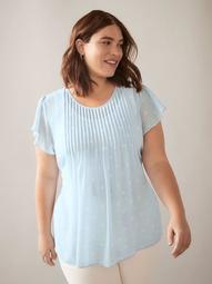 Short-Sleeve Chiffon Blouse - In Every Story
