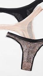 Soire Confidence Basic Animal Classic Thong 3 Pack