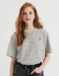 AE Oversized Embroidered Graphic T-Shirt