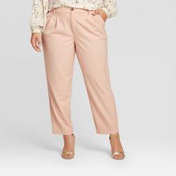 Women's Plus Size Pleat Front Trouser - A New Day™