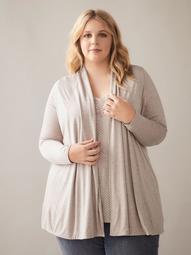 Cascade Front Edge To Edge Cardigan - In Every Story