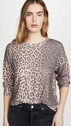 Animal Print Drapey Sweater
