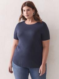 Modern Viscose & Elastane T-Shirt - Addition Elle