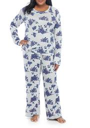 Plus Size Hacci Pajama Set