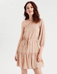 AE One Shoulder Tiered Shift Dress