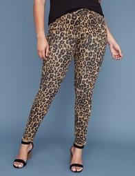 Super Stretch Skinny Jean - Leopard Print