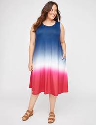 Parade Dip-Dye A-Line Dress (With Pockets)