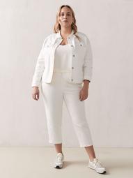 Classic White Denim Jacket - Addition Elle