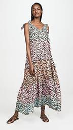 Leopard Print Maxi Cover Up Dress