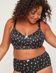 Printed Full-Coverage Smooth No-Wire Bra