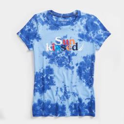 SUNKISSED FOIL PRINT TIE DYE T-SHIRTS